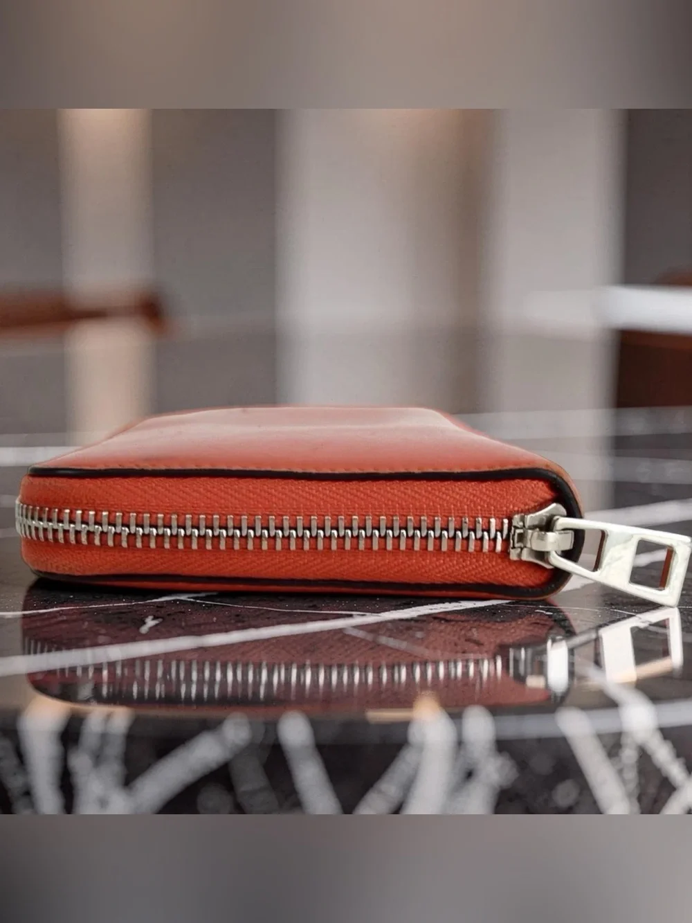 Loewe Anagram Leather Zip Around Wallet 🤩🧡
